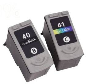 Komplet Canon PG-40 + CL-41 / PG40 + CL41 / 0615B036 kompatibilni kartuši (2) - črna, barvna