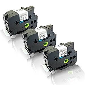 Komplet Brother TZe-261 / TZ-261 / PT / P-Touch 36mm kompatibilni trakovi (3) - črn izpis / bel trak