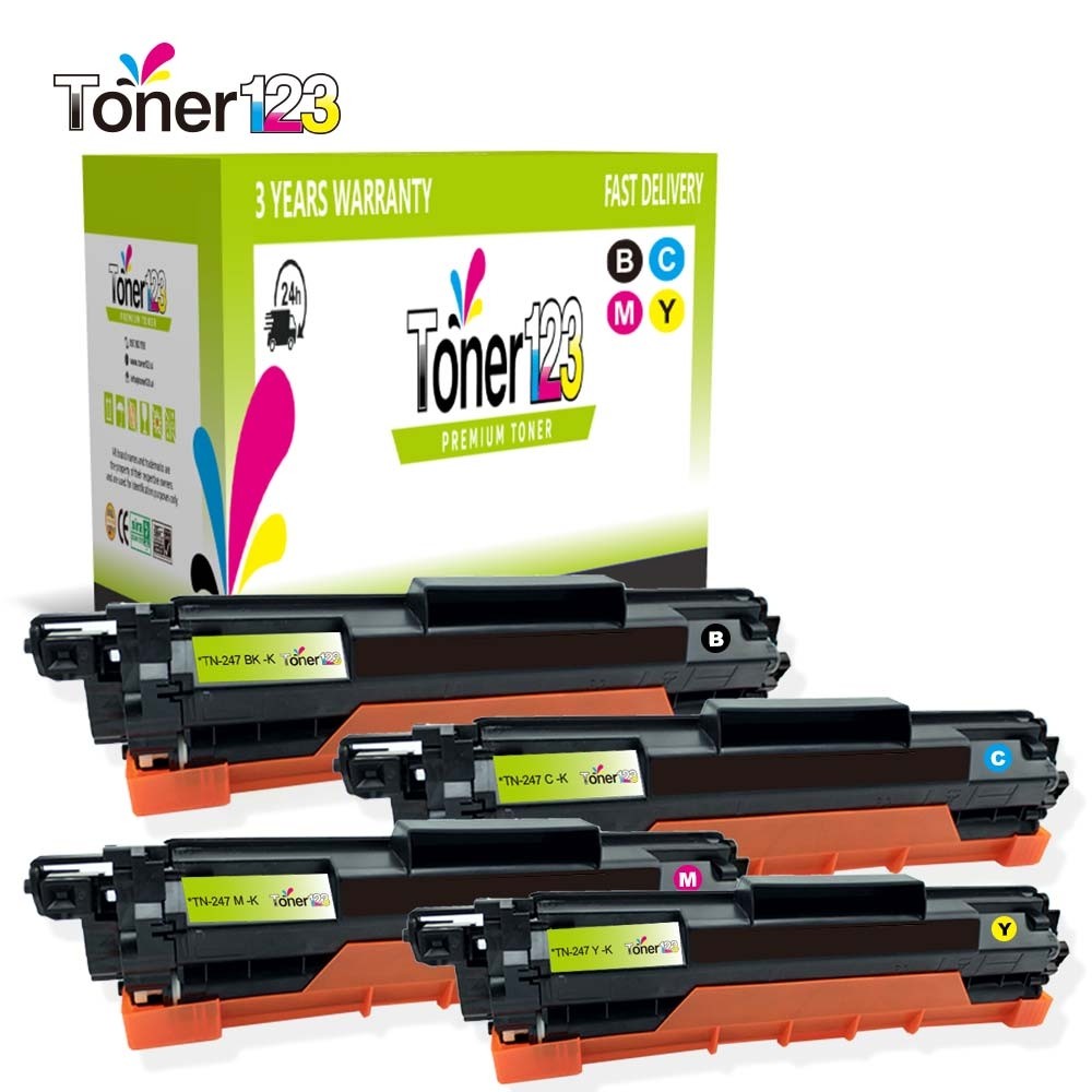 Komplet Brother TN-247 (BK,C,M,Y) / DCP - L3500, L3510, L3550 / HL - L3200, L3210, L3230, L3270, L3280 / MFC - L3700, L3710, L3730, L3740, L3750, L3770 kompatibilni tonerji (4) - črna XL, cyan XL, magenta XL, rumena XL