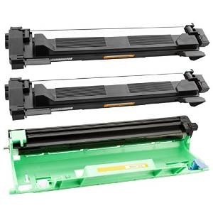 Komplet Brother TN-1030 + DR-1030 / TN-1050 + DR-1030 / DCP-1510, DCP-1512, DCP-1610 / HL-1110, HL-1112, HL-1212 / MFC-1810, MFC-1815 kompatibilna tonerja (2) + boben - 2 × črna XL + boben