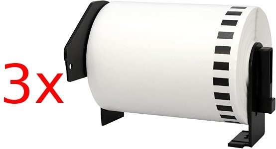 Komplet Brother DK-22243 / 102 x 30,48m / P-touch QL 1050, 1060, 1100, 1110 (VEČJA ŠIRINA TRAKU) kompatibilne etikete - 3 x neskončen trak