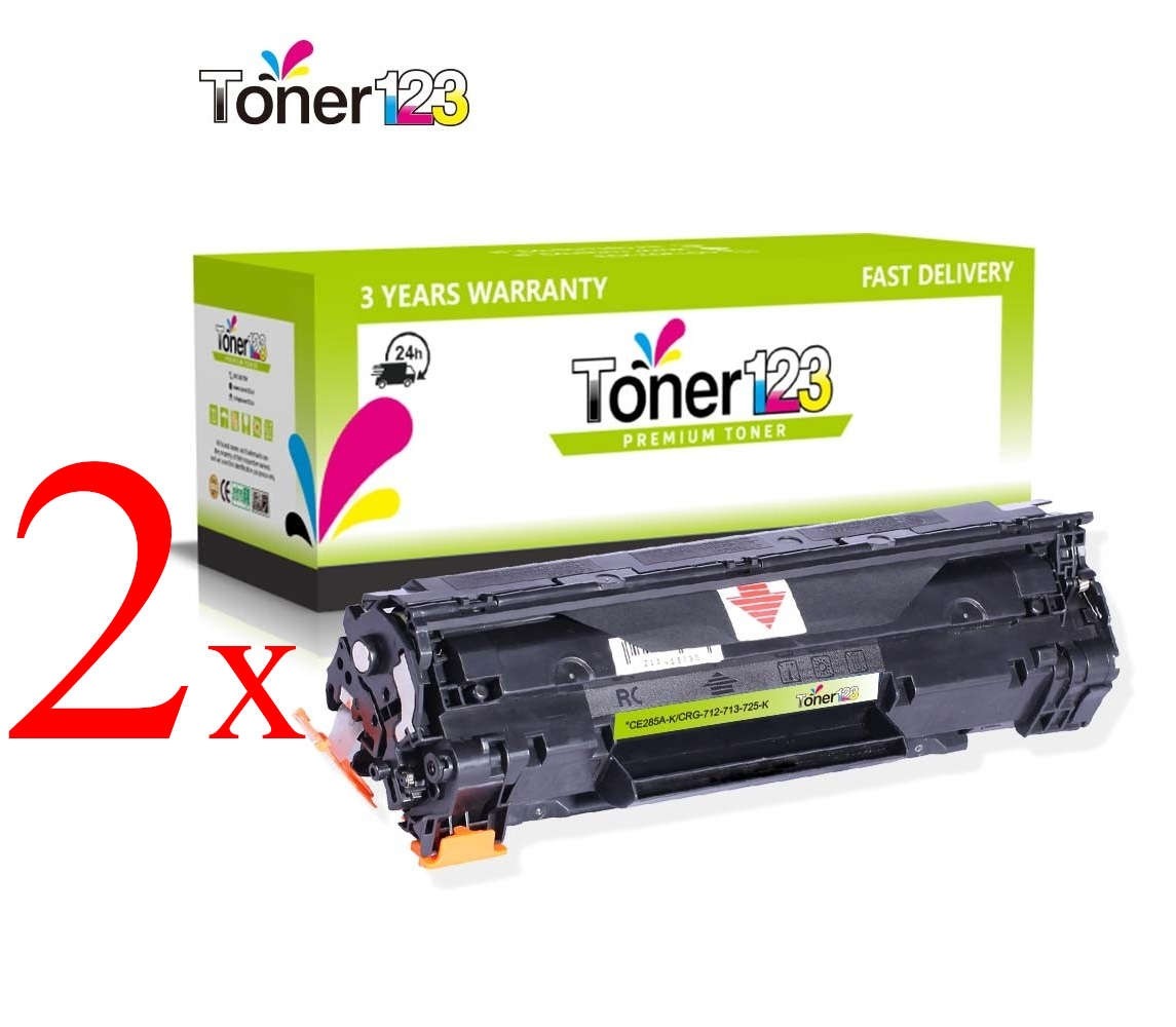 Komplet Canon 725 / 3484B002 / CRG-725 / LBP-6000, LBP-6020, LBP-6030 / MF-3010 kompatibilna tonerja (2) - 2 × črna