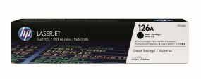 Komplet 2 tonerjev HP 126A / CE310AD - 2× črna (original)
