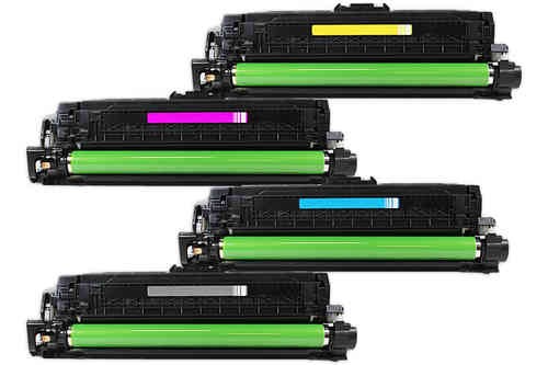 Komplet HP 507X + HP 507A (C,M,Y) / CE400X + CE401A + CE402A + CE403A / Laserjet M551, M570, M575 kompatibilni tonerji (4) - črna, cyan, magenta, rumena