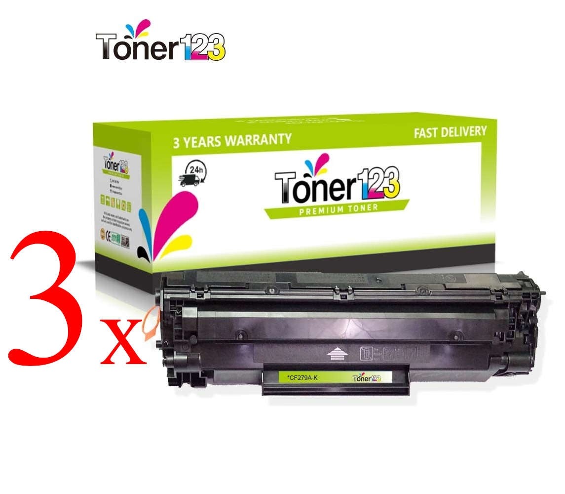 Komplet HP 79A / CF279A / LaserJet Pro M12, M26, MFP M12,MFP M26 kompatibilni tonerji (3) - 3 x črna