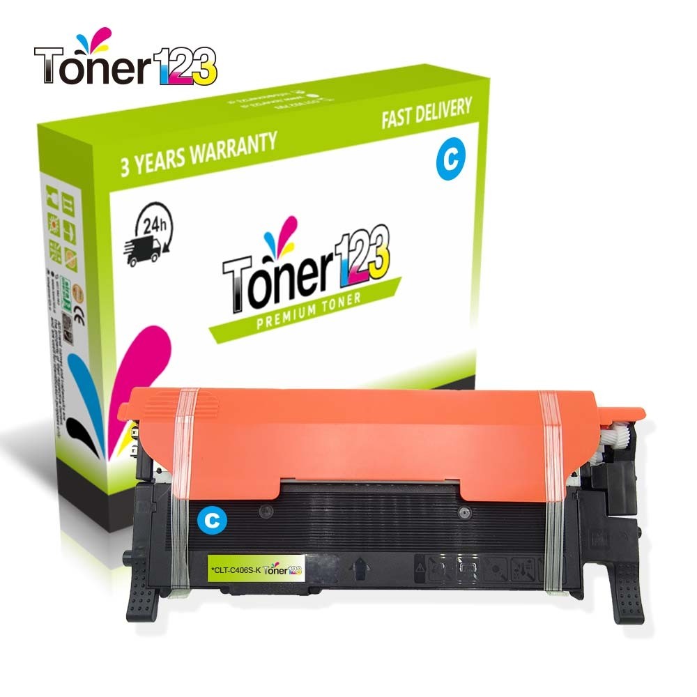 Kompatibilen toner za Samsung CLT-C406S / C406 / CLP-360, CLP-365, CLX-3300, CLX-3305 / SL C-410 / Xpress C-410, C-460 - cyan 