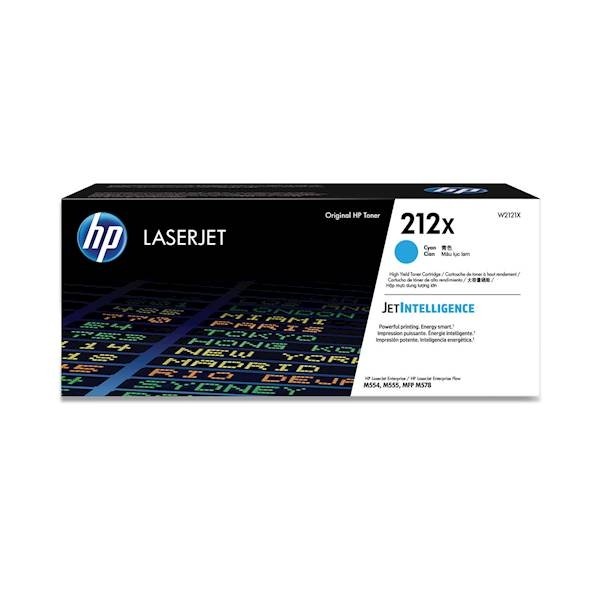 Toner HP 212X / W2121X / W2121XC Color LaserJet Enterprise M554, M555, M578 - cyan XL (original)