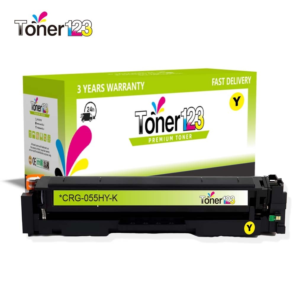 Kompatibilen toner za Canon CRG-055H Y / 3017C002 / i-sensys LBP 663cdw, 664cx / MF 742Cdw, 744Cdw, 746Cx - rumena XL