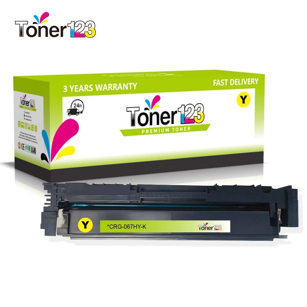 Kompatibilen toner za Canon CRG-067H Y / 5103C002AA / i-sensys LBP 631Cw, 633Cdw / MF 651Cw, 655Cdw, 655Cx, 657Cdw - rumena XL