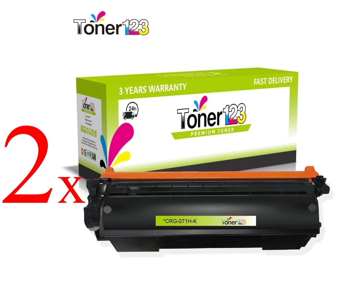 Komplet Canon 071H / CRG-071H / 5646C002 / Canon i-SENSYS LBP122dw, MF272dw, MF275dw kompatibilna tonerja (2) - 2 × črna XL (Kartuše)