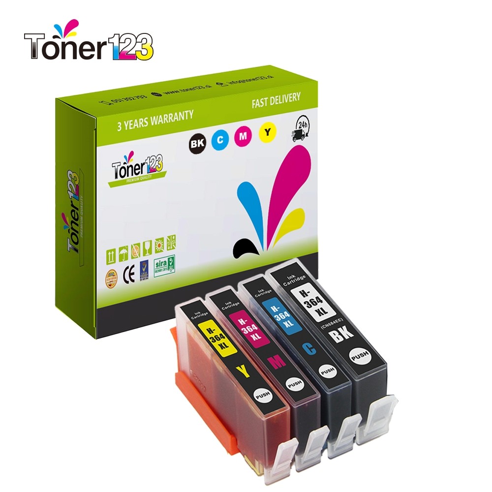 Komplet  HP 364XL / SD534EE kompatibilne kartuše (4) - črna, cyan, magenta, rumena