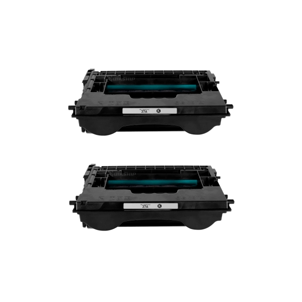 Komplet HP 37A / CF237A / HP LaserJet Enterprise M607, M608, M609 / MFP M631, M632 kompatibilna tonerja (2) - 2 x črna
