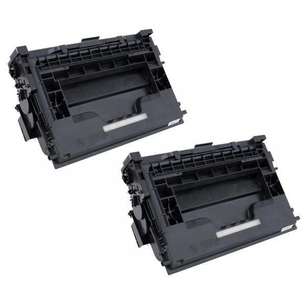 Komplet HP 37X / CF237X / HP LaserJet Enterprise M608, M609 / MFP M631, M632 kompatibilna tonerja (2) - 2 x črna XL