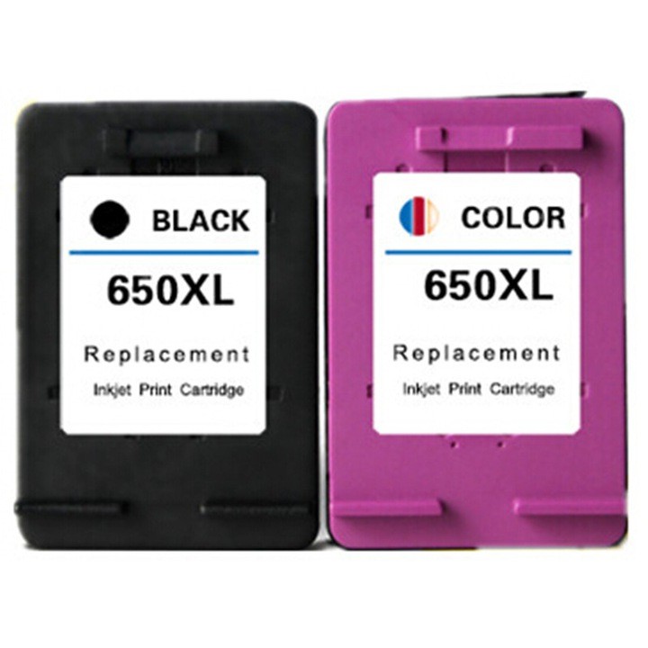 Komplet HP 650 / DeskJet Ink Advantage 1015, 1515, 2515, 2545, 2645, 3515, 3545, 4515, 4645 kompatibilni kartuši (2) - črna XL, barvna XL