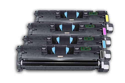 Komplet HP 121A / C9700A + C9701A + C9702A + C9703A / LaserJet 1500, 2500 kompatibilni tonerji (4) - črna, cyan, magenta, rumena