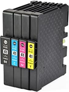 Komplet Ricoh GC41 (BK, C, M, Y) / 405761 - 405764 / Aficio SG 3100, SG 3110, SG 7100 kompatibilne kartuše (4) - črna, cyan, magenta, rumena