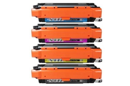 Komplet HP 504X + HP 504A (C,M,Y) / CE250X + CE251A + CE252A + CE253A / Laserjet 3525, 3530 kompatibilni tonerji (4) - črna, cyan, magenta, rumena