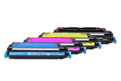 Komplet HP 644A /  Q6460A + Q6461A + Q6462A + Q6463A / Laserjet 4730, CM-4730 kompatibilni tonerji (4) - črna, cyan, magenta, rumena