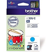 Kartuša Brother LC22U C - cyan (original)