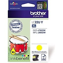 Kartuša Brother LC22U Y - rumena (original)