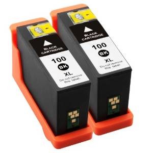 Komplet Lexmark 100XL / 14N1068E kompatibilni kartuši (2) - 2 × črna