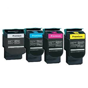 Komplet Lexmark C540H1 (KG,CG,MG,YG) / C540, C543, C544, C546, X543, X544, X546, X548 kompatibilni tonerji (4) - črna, cyan, magenta, rumena