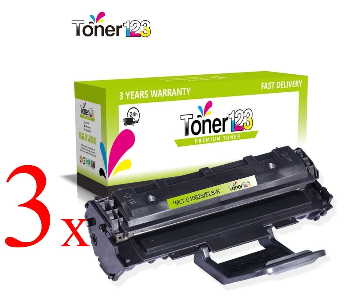 Komplet Samsung MLT-D1082S / 1082S / ML-1640 / ML-2240 kompatibilni tonerji (3) - 3 × črna