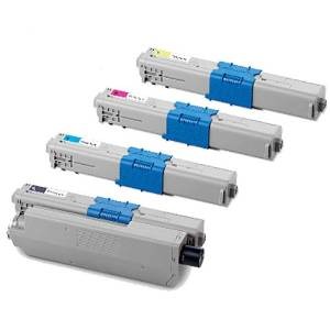 Komplet Oki 44469804 + 44469722 + 44469723 + 44469724 / C-510, C-511, C-531, MC-561, MC-562 kompatibilni tonerji (4) - črna XL, cyan XL, magenta XL, rumena XL