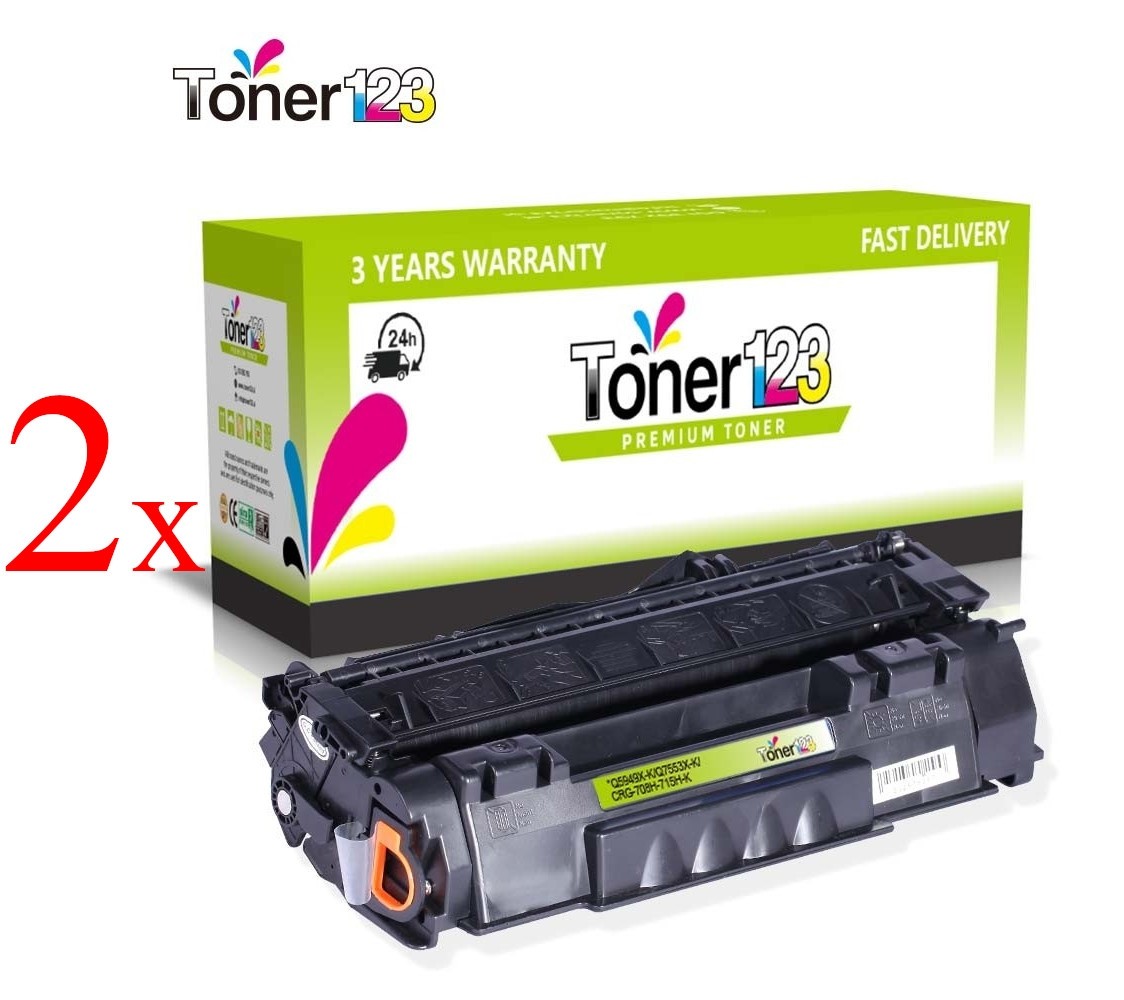 Komplet HP 49X / Q5949X / Laserjet 1320, 3390, 3392 kompatibilna tonerja (2) - 2 × črna
