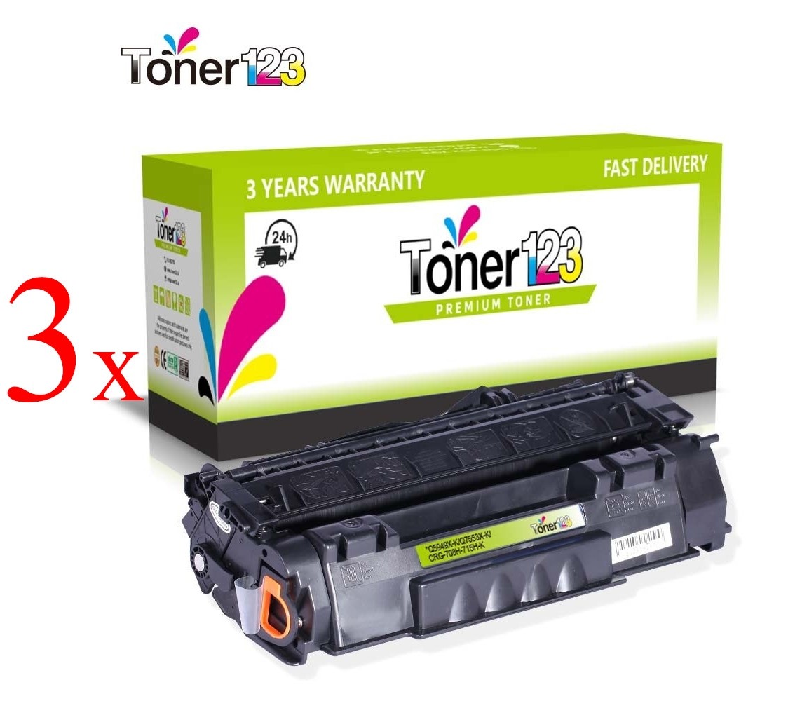 Komplet HP 49X / Q5949X / Laserjet 1320, 3390, 3392 kompatibilni tonerji (3) - 3 × črna