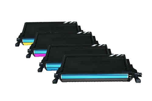 Komplet Samsung CLT-K5082L + CLT-C5082L + CLT-M5082L + CLT-Y5082L / CLP-620, CLP-670, CLX-6220, CLX-6250 kompatibilni tonerji (4) - črna, cyan, magenta, rumena