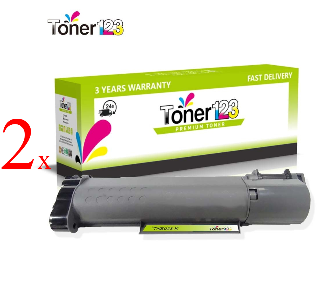 Komplet Brother TN-B023 / HL B2080, DCP B7520, MFC B7715 kompatibilna tonerja (2) - 2 × črna