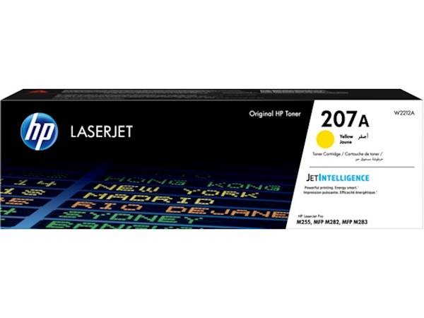 Toner HP 207A / W2212A / Color LaserJet Pro M255, MFP M282, MFP M283 - rumena (original)
