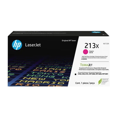 Toner HP 213X / W2133X / Color LaserJet Enterprise 5700dn, 5800dn, 6700dn, 6701dn, MFP 6800dn, Flow MFP 6801zfsw - magenta XL (original)