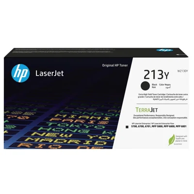Toner HP 213Y / W2130Y / Color LaserJet Enterprise 5700dn, 5800dn, 6700dn, 6701dn, MFP 6800dn, Flow MFP 6801zfsw - črna XXL (original)