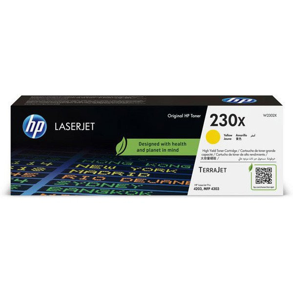 Toner HP 230X / W2302X - rumena XL (original) (Kartuše)