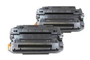 Komplet HP 55X / CE255X / 55A / CE255A / LaserJet M521, M525, P3010, P3011, P3015 kompatibilna tonerja (2) - 2 × črna