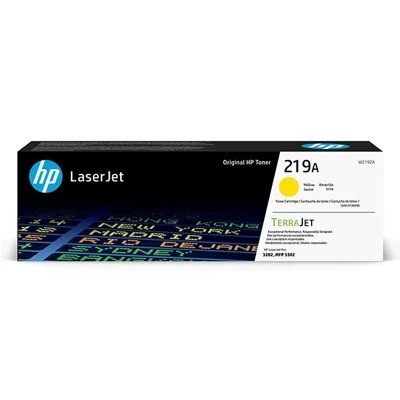 Toner HP 219A / W2192A / Color LaserJet Pro 3202 / Color LaserJet Pro MFP 3302 - rumena (original)