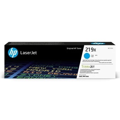Toner HP 219X / W2191X / Color LaserJet Pro 3202 / Color LaserJet Pro MFP 3302 - cyan XL (original)