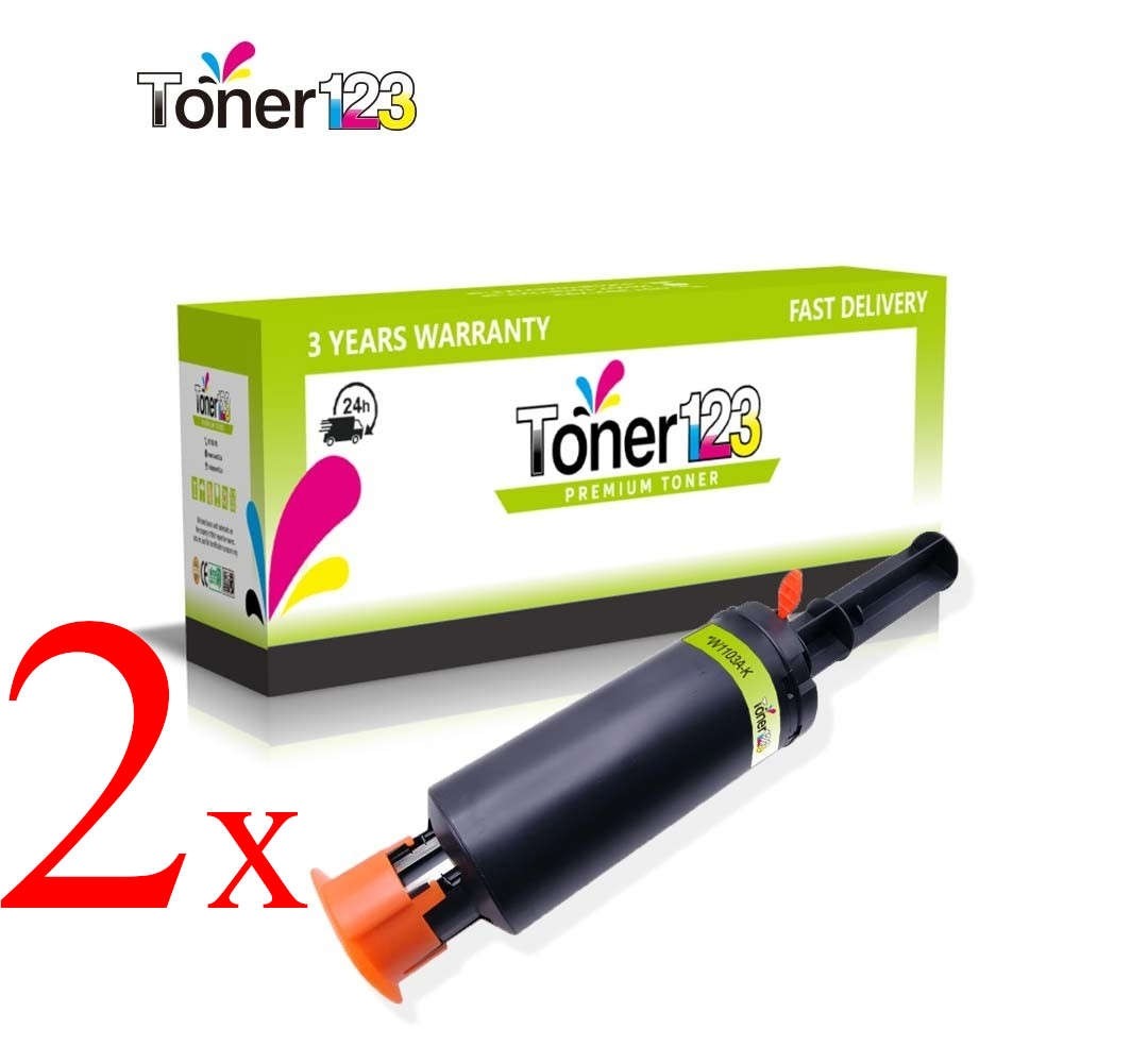 Komplet HP 103A / W1103A / W1103AD / Neverstop Laser 1000, 1000a, 1000w / MFP 1200, 1200a, 1200w kompatibilna tonerja (2) - 2 × črna