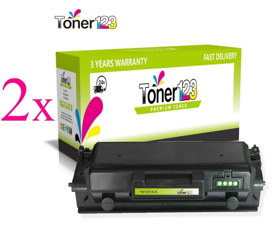 Komplet HP 331X / W1331X / LaserJet Pro M408 DN, MFP 432 FDN kompatibilna tonerja (2) - 2 × črna XL