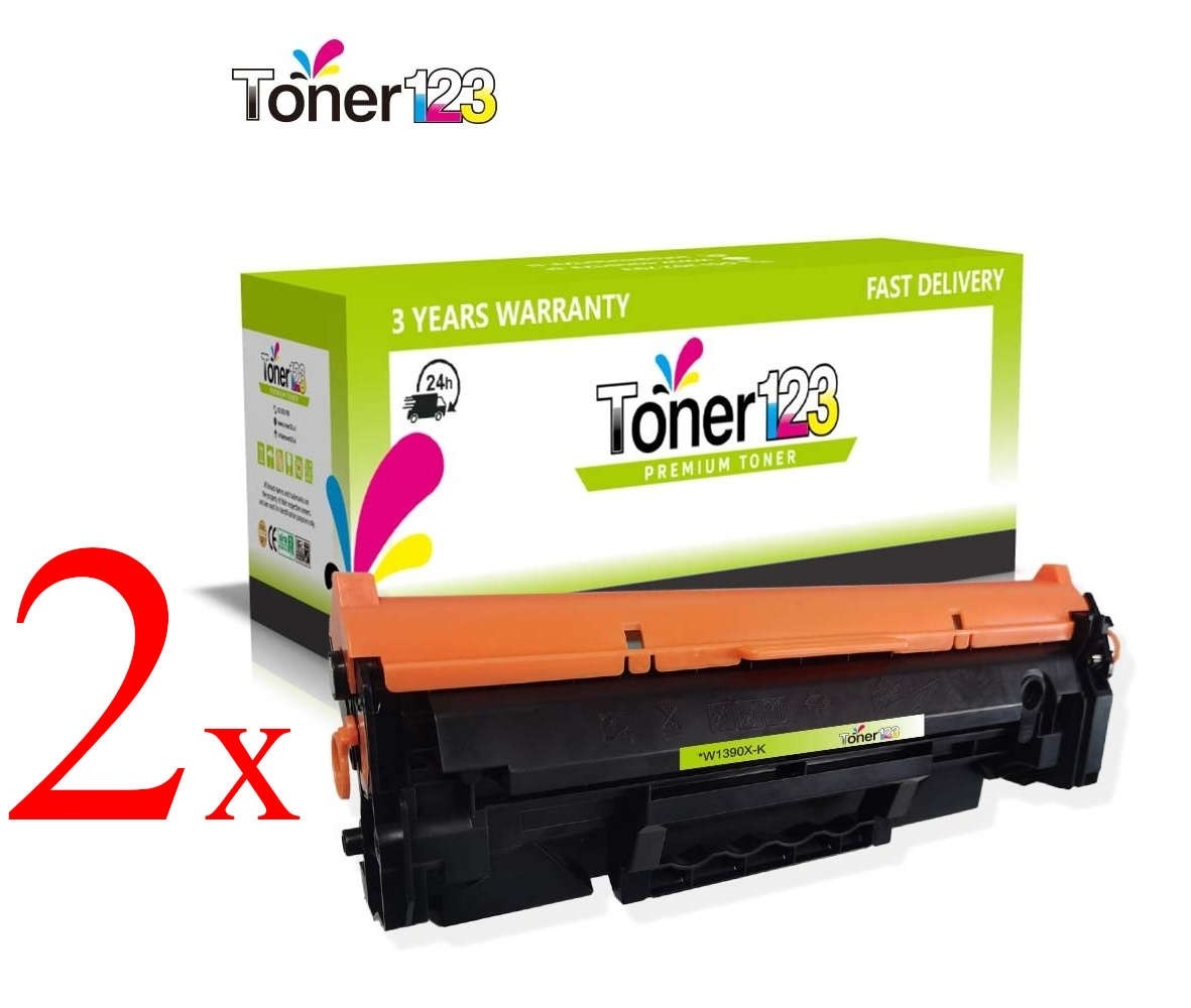 Komplet HP 139X / W1390X / LaserJet Pro 3001, 3002, 3003, 3004 / LaserJet Pro MFP 3101,3102, 3103, 3104 kompatibilna tonerja (2) - 2 × črna X