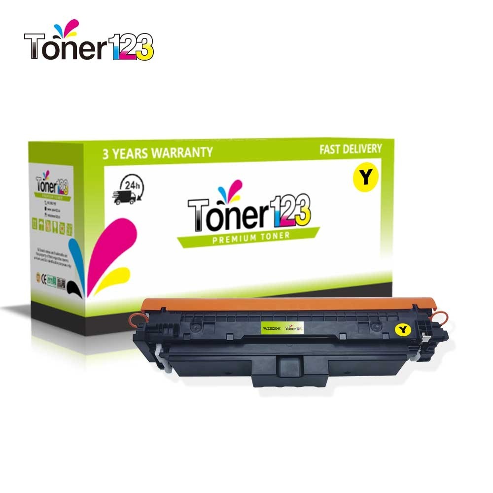 Kompatibilen toner za HP 220X / W2202X / Color LaserJet Pro M4202dw, 4202dn, MFP 4302dw, MFP 4302fdn, MFP 4302fdw - rumena XL