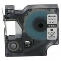 Kompatibilen trak za Dymo D1 40913 / LabelManager / LabelPoint / LabelWriter / Rhino / MobileLabeler 9mm (3/8") x 7m - črn izpis / bel trak