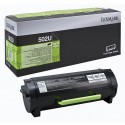 Toner Lexmark 502U / 50F2U00 / 50F2U00 - črna XXXL (original) - 20.000 strani