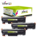 Komplet HP 83X / CF283X / LaserJet Pro MFP M200, M201, M202, M225, M226 kompatibilni tonerji (3) - 3 × črna