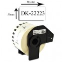 Brother DK-22223 / 50 x 30,48m / P-touch QL kompatibilne etikete - neskončen trak