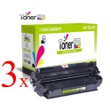 Komplet HP 15A / C7115A / 15X / C7115X / LaserJet 1000, 1005, 1200, 1220, 3300, 3310, 3320, 3330, 3380 kompatibilni tonerji (3) - 3 × črna XL