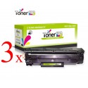 Komplet HP 79A / CF279A / LaserJet Pro M12, M26, MFP M12,MFP M26 kompatibilni tonerji (3) - 3 x črna