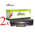 Komplet 79A / 79X / CF279A / CF279X / LaserJet Pro M12, M26, MFP M12,MFP M26 kompatibilna tonerja (2) - 2 × črna XL